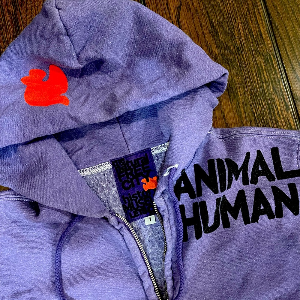 Free City zip hoodie size 1